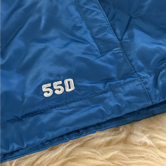 The North Face 550 Blue Down Insulated Puffer Quilted Vest - Picture 6 of 7